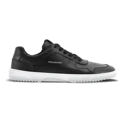 Barefoot Sneakers Barebarics Zing - Black & White - Leather