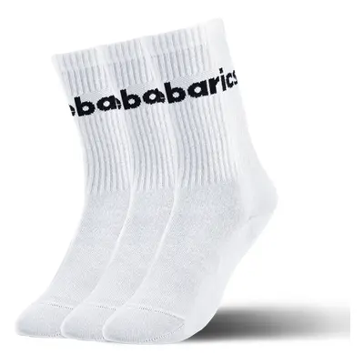 Barebarics - Chaussettes Barefoot - Crew - White - Big logo - pack