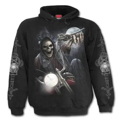 sweat-shirt avec capuche pour hommes - Night Church - SPIRAL - T121M451