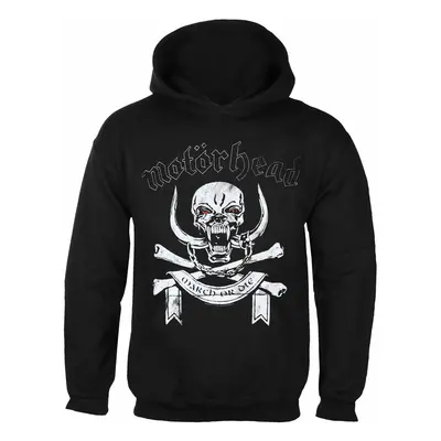 sweat-shirt avec capuche pour hommes Motörhead - March Or Die - ROCK OFF - MHEADHOOD02MB