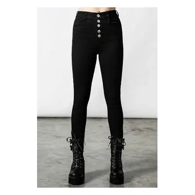 Pantalon pour femmes KILLSTAR - Ravens Cross jeans - Noir