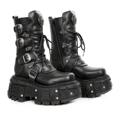 bottes en cuir pour hommes - NEW ROCK - M.TANK002-C10