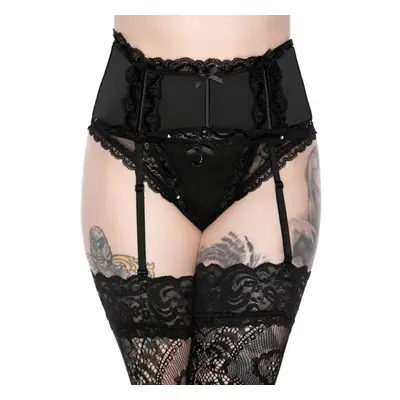 Ceinture jarretière KILLSTAR - Shes Poison Garter - NOIR