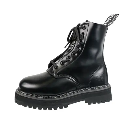 bottes en cuir pour hommes - GRINDERS - ZIP-BLA