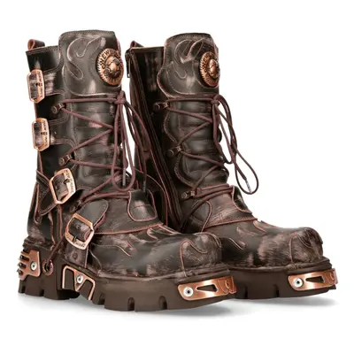 bottes en cuir unisexe - NEW ROCK - M.591-S8