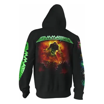 sweat-shirt avec capuche pour hommes Gamma Ray - Years Green Logo - ART WORX