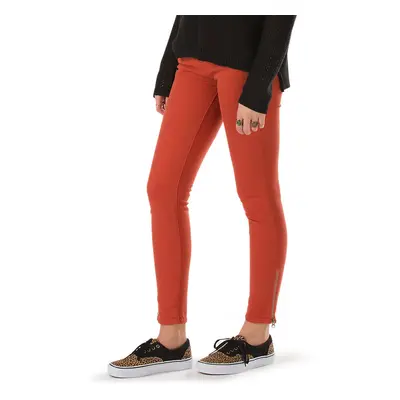 pantalon pour femmes VANS - Moto Skinny Denim - Ketchup - VX7G4MO