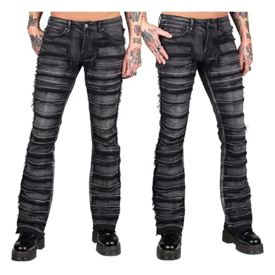 Pantalon pour homme (jeans) WORNSTAR - Bandage - Noir Vintage