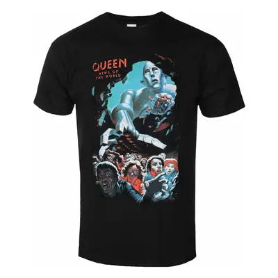 tee-shirt métal pour hommes Queen - News Of The World - ROCK OFF - QUTS45MB