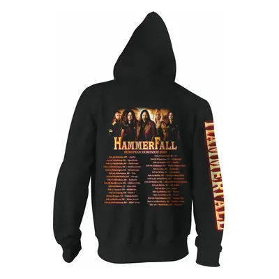 sweat-shirt avec capuche pour hommes Hammerfall - Dominion World Tour - ART WORX