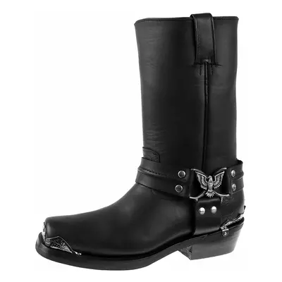 bottes en cuir pour hommes - GRINDERS - EAG-HI-BLA