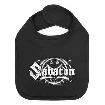 Bavoir Sabaton - (Crest) - noir/blanc - METAL-KIDS