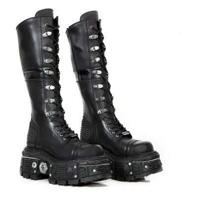 bottes en cuir pour femmes - NEW ROCK - M.TANK004-C1