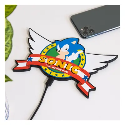 Chargeur sans fil pour téléphone portable Sonic the Hedgehog