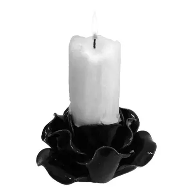 Bougeoir (décoration) ALCHEMY GOTHIC - Large Black Rose