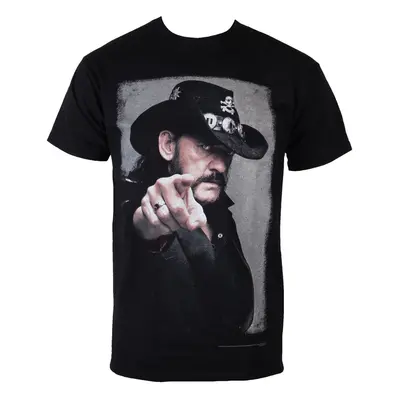 tee-shirt métal pour hommes Motörhead - Lemmy Pointing Photo - ROCK OFF - LEMTS05MB