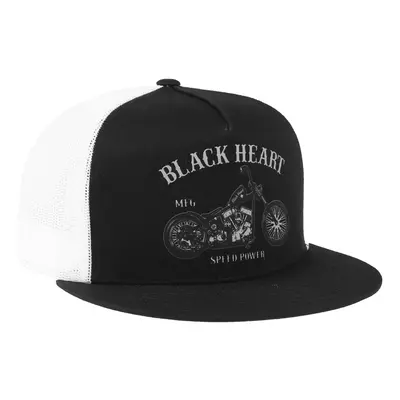 Casquette BLACK HEART - CHOPPER - BLANC