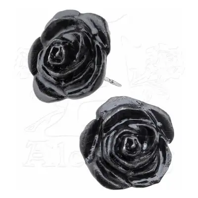 boucles d`oreilles Noire Rose - ALCHEMY GOTHIC - E339