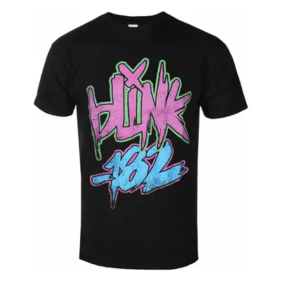 tee-shirt métal pour hommes Blink - Neon Logo - ROCK OFF - BLINKTS01MB