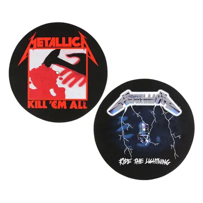 Tampon lecteur vinyles (ensemble de 2pcs) METALLICA - KILL EM ALL - BALADE LA ÉCLAIRAGE - RAZAMA