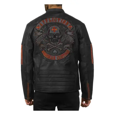 Veste homme AFFLICTION - BLACK BIRD - BLK/ORANGE