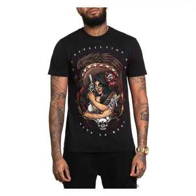 t-shirt hardcore pour hommes - LA SOLDADERA - AFFLICTION - A26003-BK