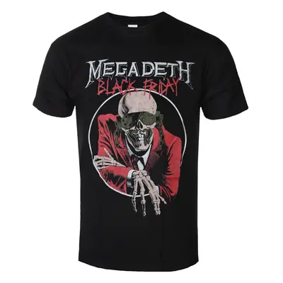 tee-shirt métal pour hommes Megadeth - Black Friday - ROCK OFF - MEGATS32MB