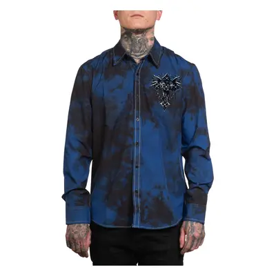 Chemise homme AFFLICTION - NAPLES - BLEU FONCÉ