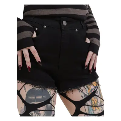 Short femme KILLSTAR - Saw Edge - Noir