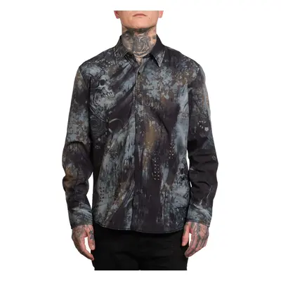 Chemise homme AFFLICTION - TOMAHAWK - MARRON