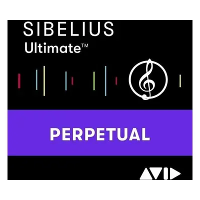 AVID Sibelius Ultimate Perpetual New License + AudioScore (Produit numérique)