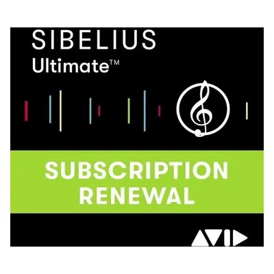 AVID Sibelius Ultimate Annual Subscription Renewal (Produit numérique)