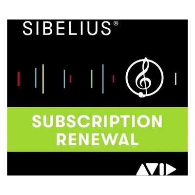 AVID Sibelius Artist Annual Subscription Renewal (Produit numérique)