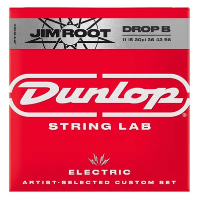 Dunlop JRN1156DB String Lab Jim Root Drop B Cordes pour guitares électriques