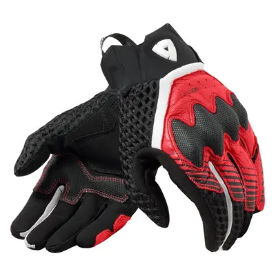 Rev'it! Gloves Veloz Black/Red Gants de moto