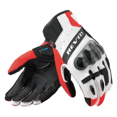 Rev'it! Gloves Ritmo Black/Neon Red Gants de moto