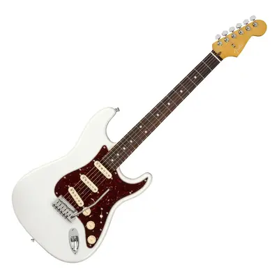 Fender American Ultra Stratocaster RW Arctic Pearl Guitare électrique