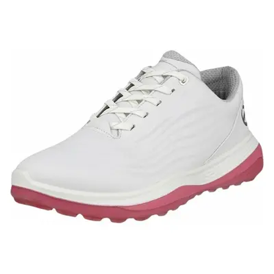 Ecco LT1 White/Bubblegum Chaussures de golf pour femmes