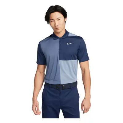 Nike Dri-Fit Victory+ Mens Midnight Navy/Ashen Slate/Diffused Blue/White Chemise polo