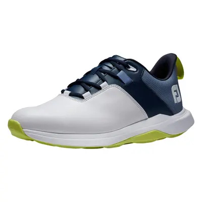 Footjoy ProLite White/Navy/Lime Chaussures de golf pour hommes