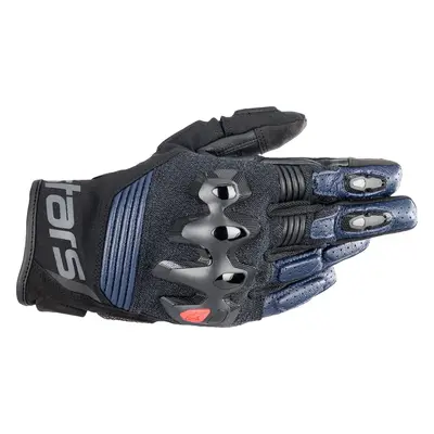 Alpinestars Halo Leather Gloves Dark Blue/Black Gants de moto