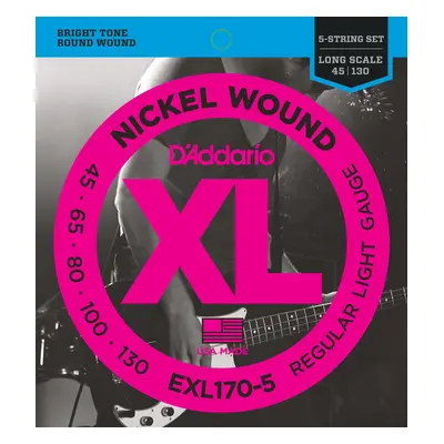 D'Addario EXL170-5 Jeux de cordes basses