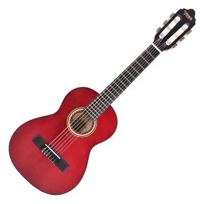 Valencia VC201 Trans Wine Red Guitare classique taile pour enfant