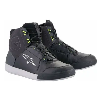 Alpinestars Chrome Drystar Shoes Black/Dark Gray/Yellow Fluo Bottes de moto