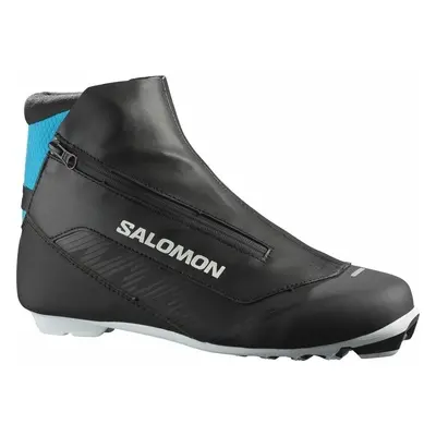 Salomon RC8 Prolink Black/Process Blue Chaussures de ski fond