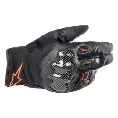 Alpinestars SMX-1 Drystar Gloves Black/Red Fluo Gants de moto