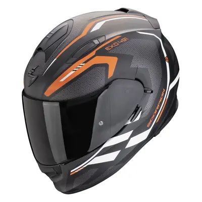 Scorpion EXO KRIPTA Matt Black/Orange/White Casque