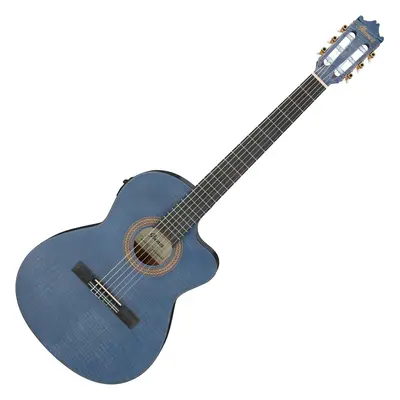 Ibanez GA5FMTCE-OB Berry Blue Guitares classique avec préampli