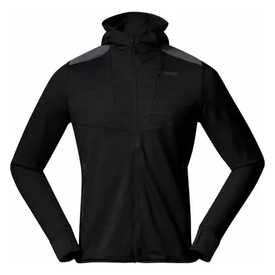 Bergans Rabot Active Mid Hood Jacket Men Black Sweat à capuche outdoor