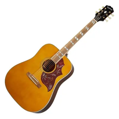 Epiphone Masterbilt Hummingbird Aged Natural Antique Guitare Dreadnought acoustique-électrique